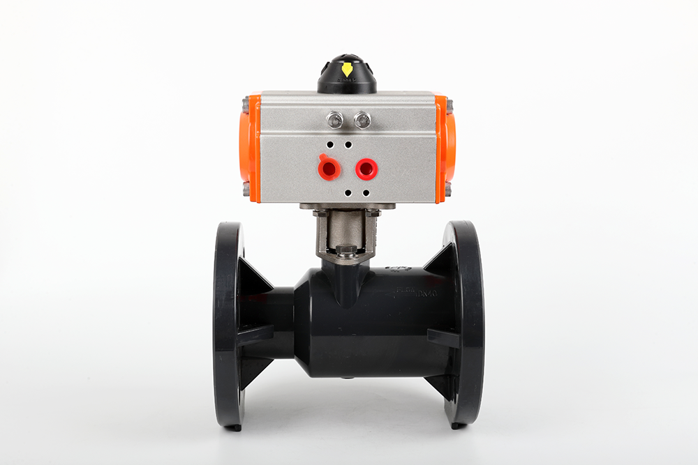 宣化气动法兰一体球阀